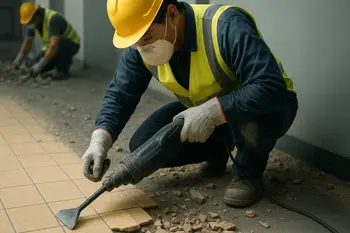 Cafeteria Flooring Installation