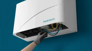 Heatstore 9kW Air Curtain Installation